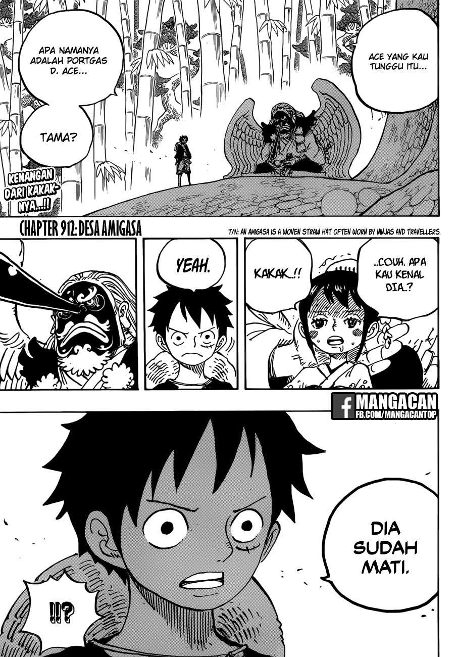 One Piece Chapter 912 page 5