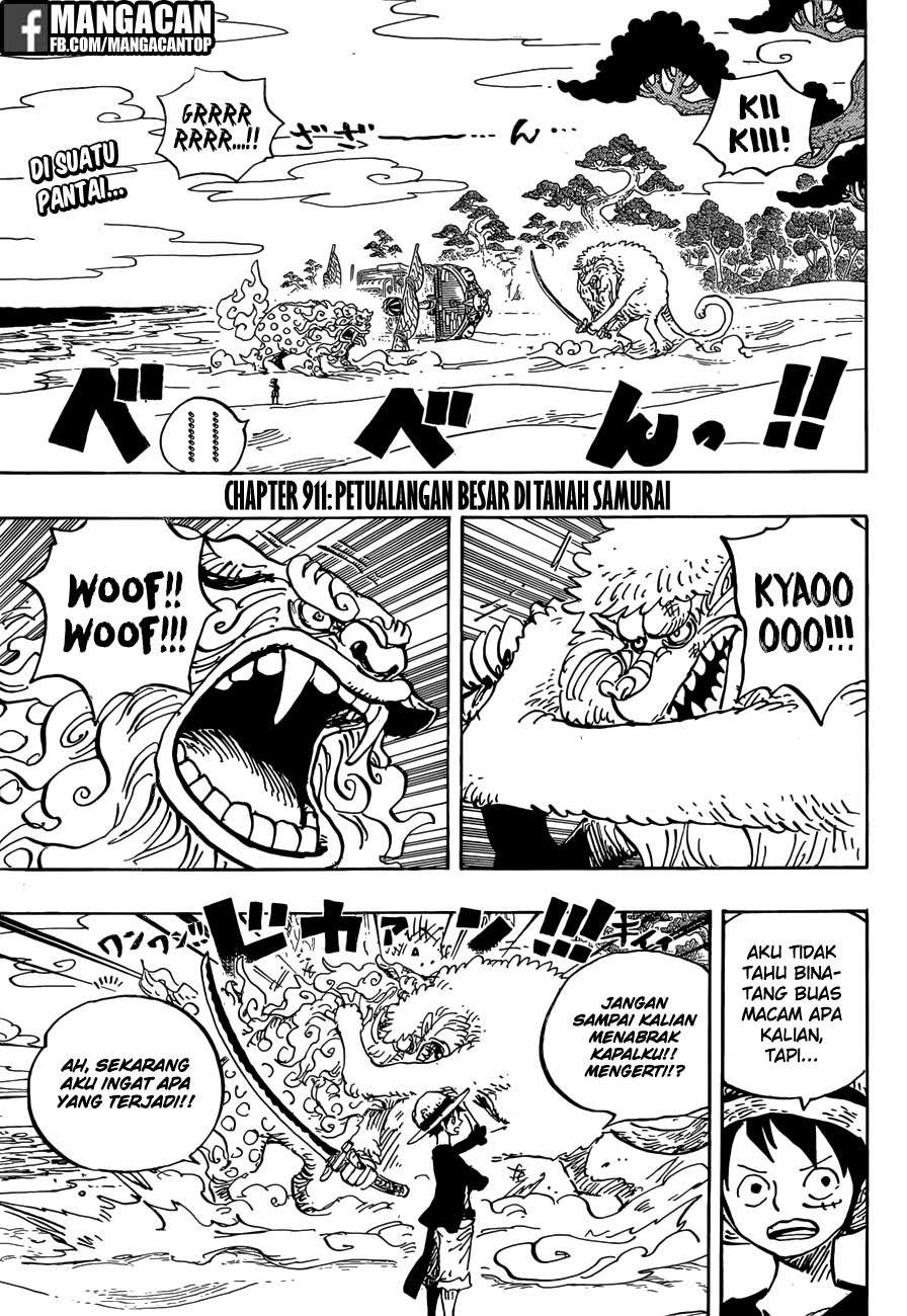 One Piece Chapter 911 page 3