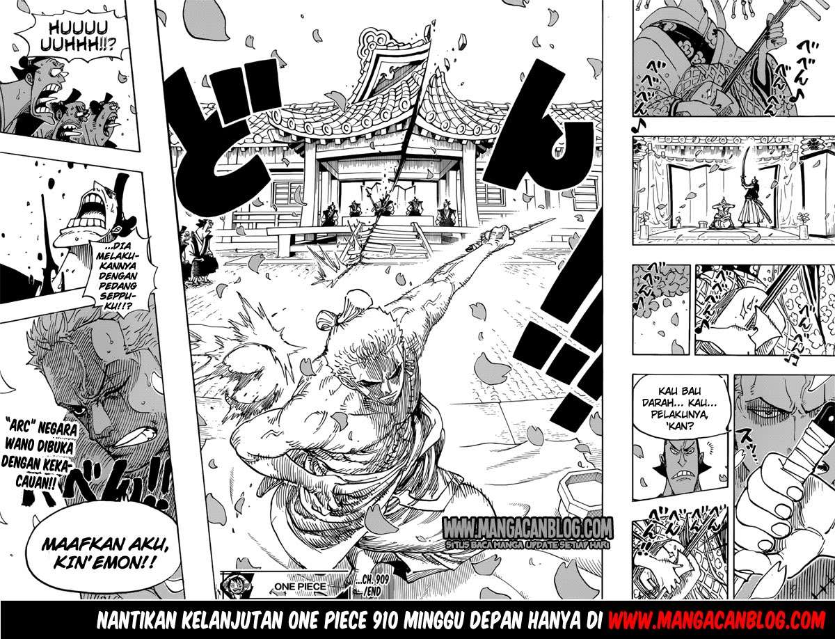 One Piece Chapter 909 page 16