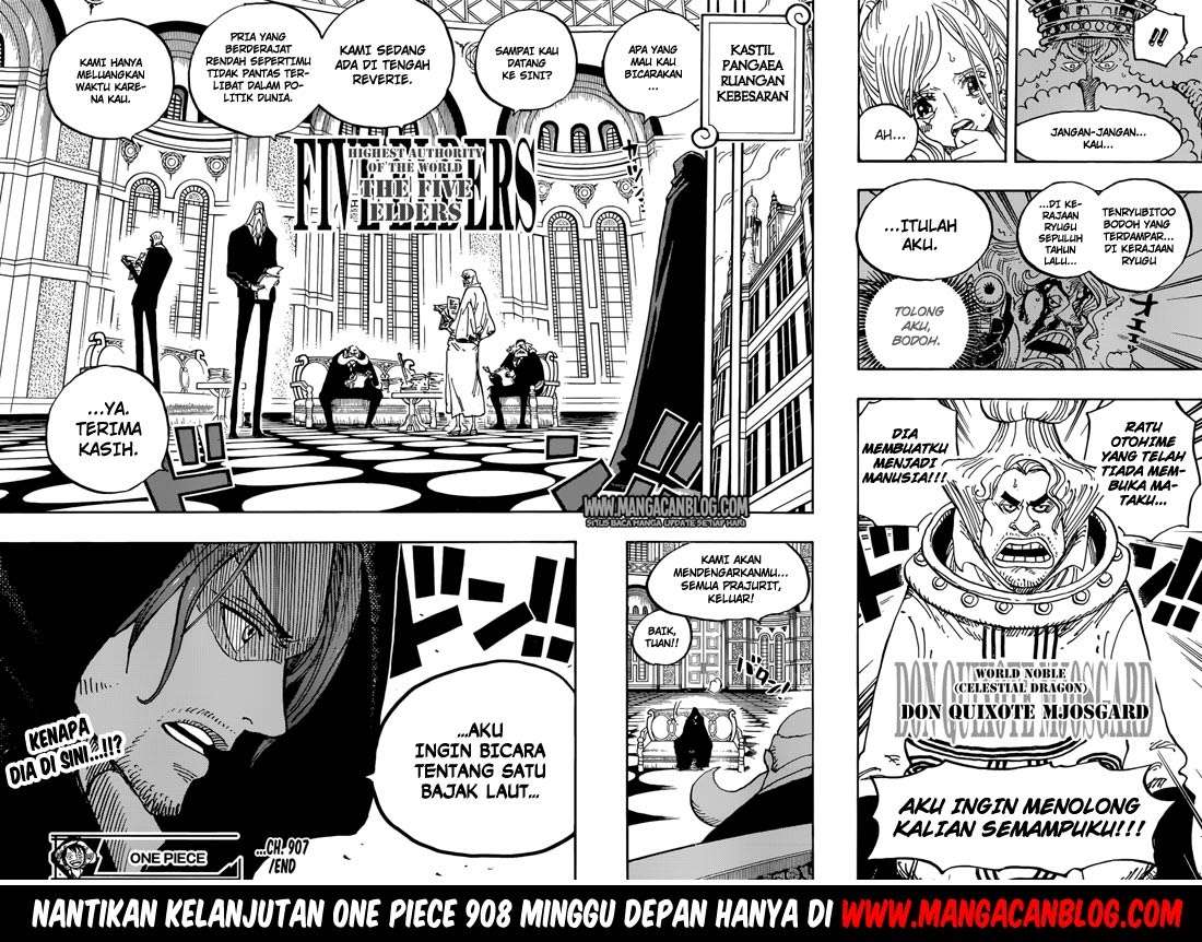 One Piece Chapter 907 page 16