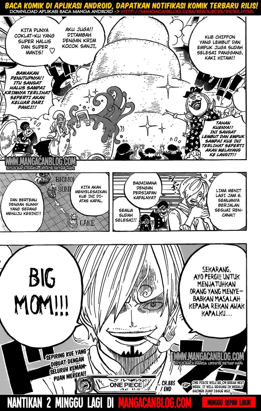 One Piece Chapter 885 page 17