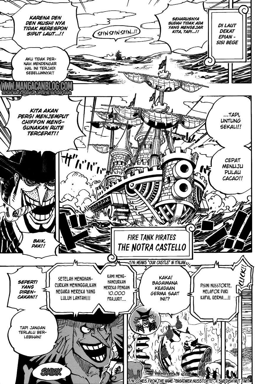 One Piece Chapter 882 page 15