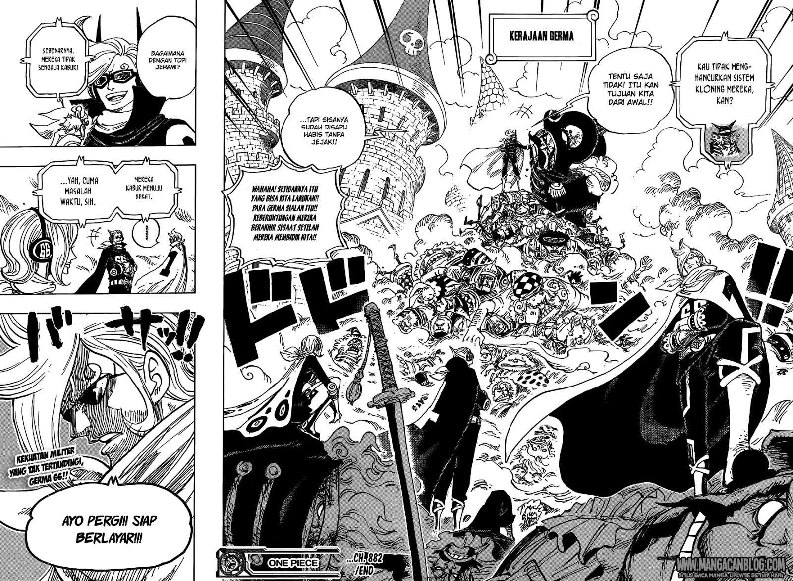 One Piece Chapter 882 page 16
