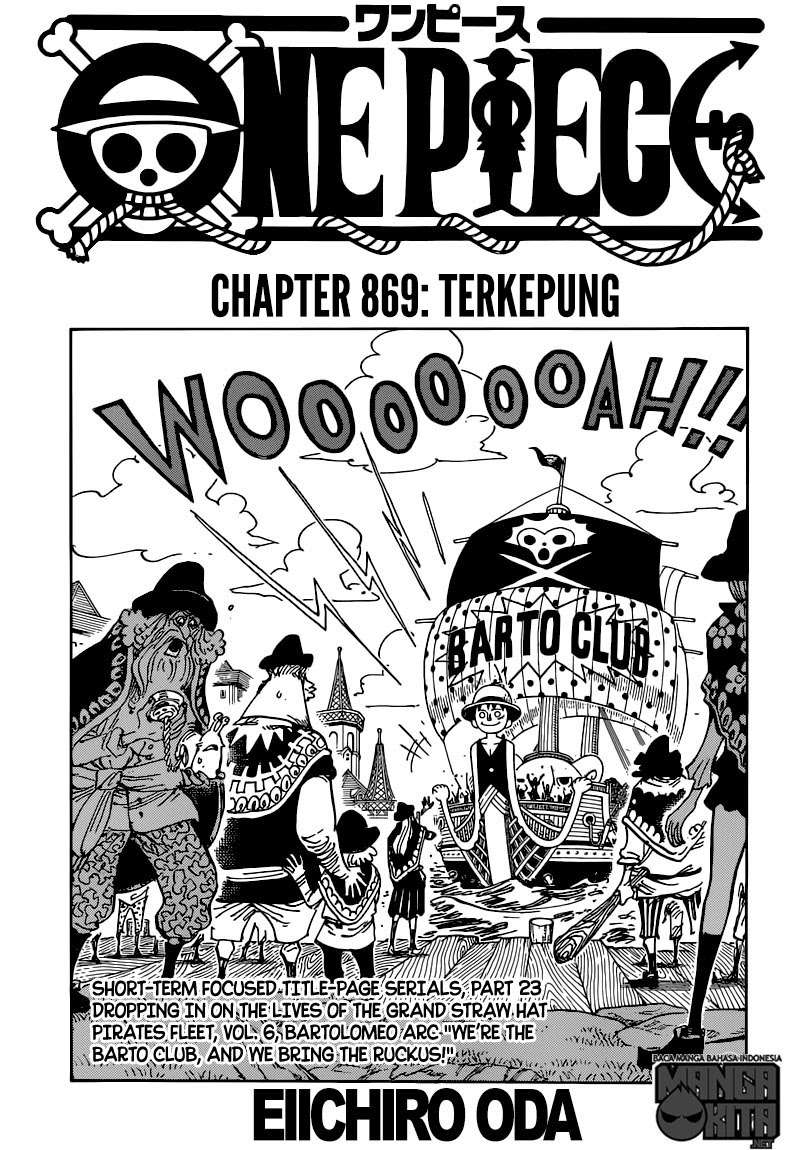 One Piece Chapter 869 page 5