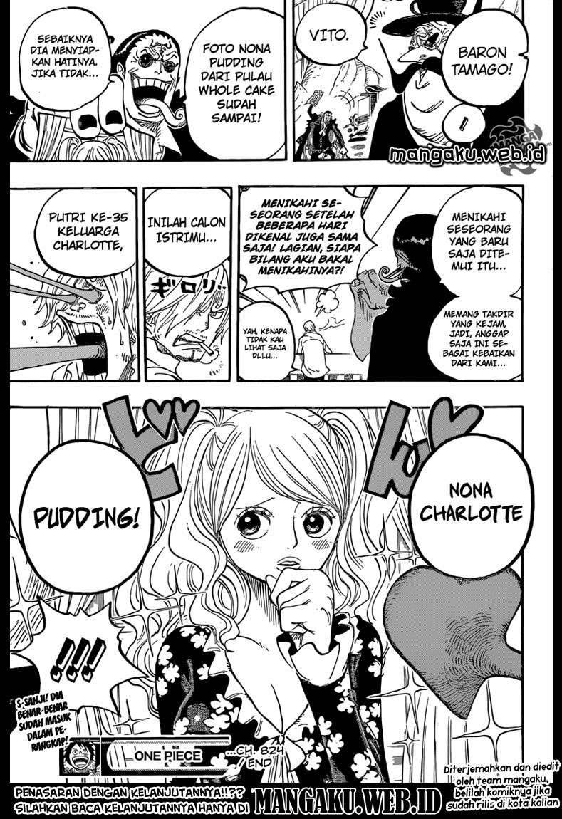 One Piece Chapter 824 page 20