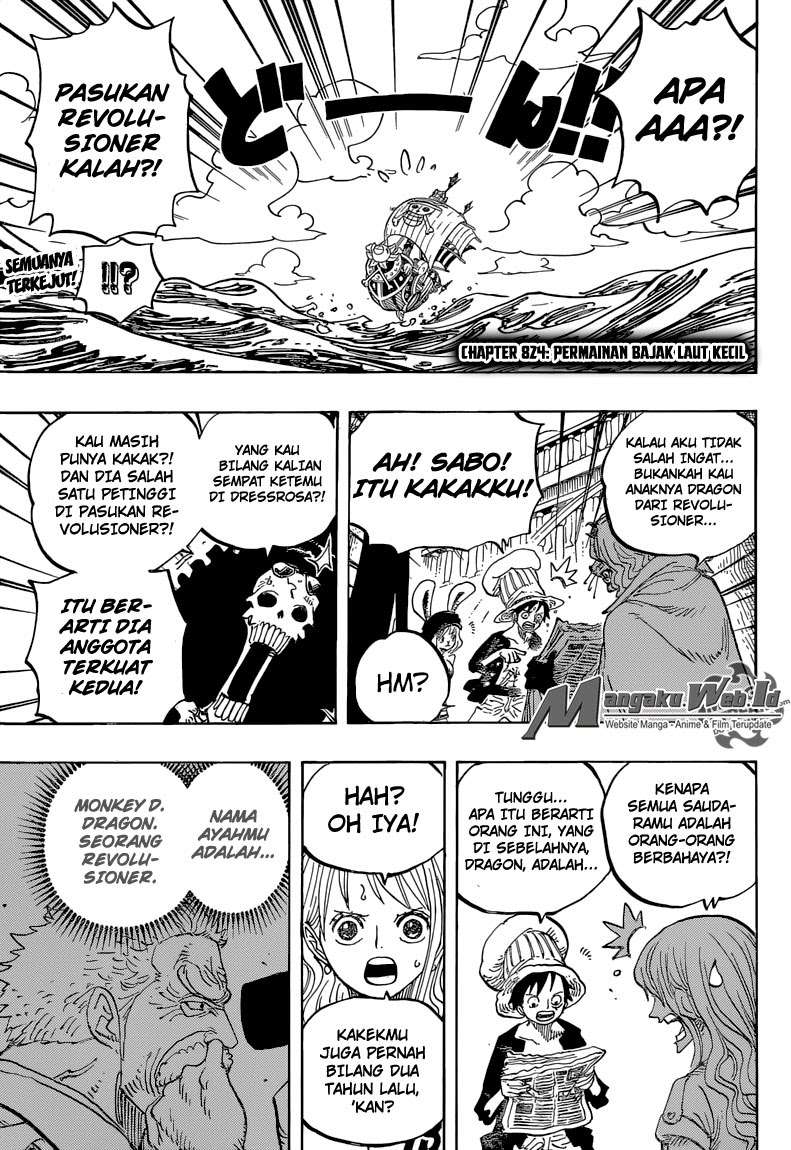One Piece Chapter 824 page 5