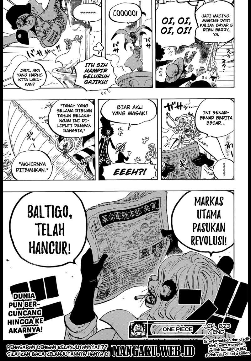 One Piece Chapter 823 page 17
