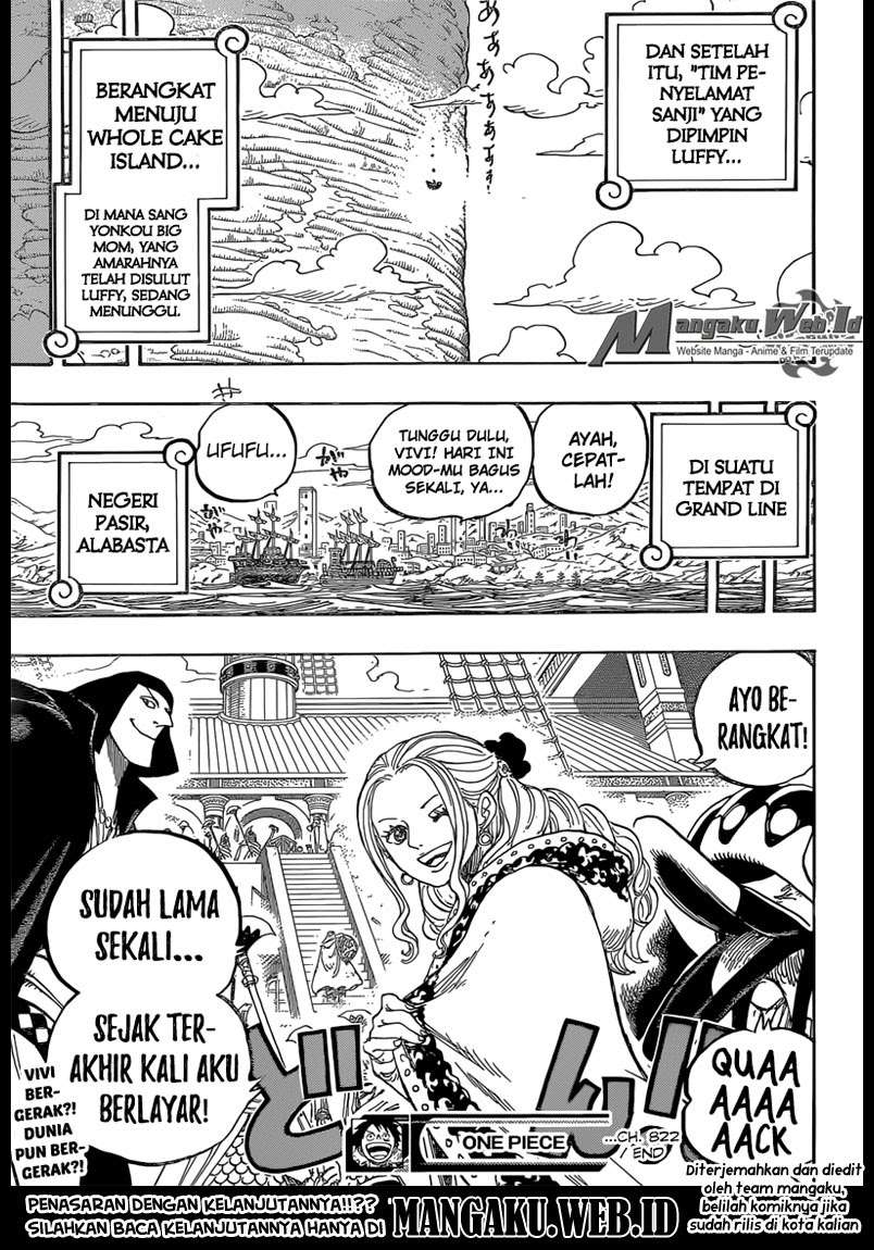 One Piece Chapter 822 page 18