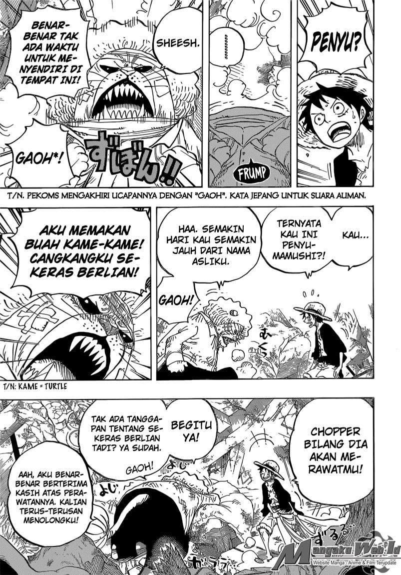 One Piece Chapter 822 page 8