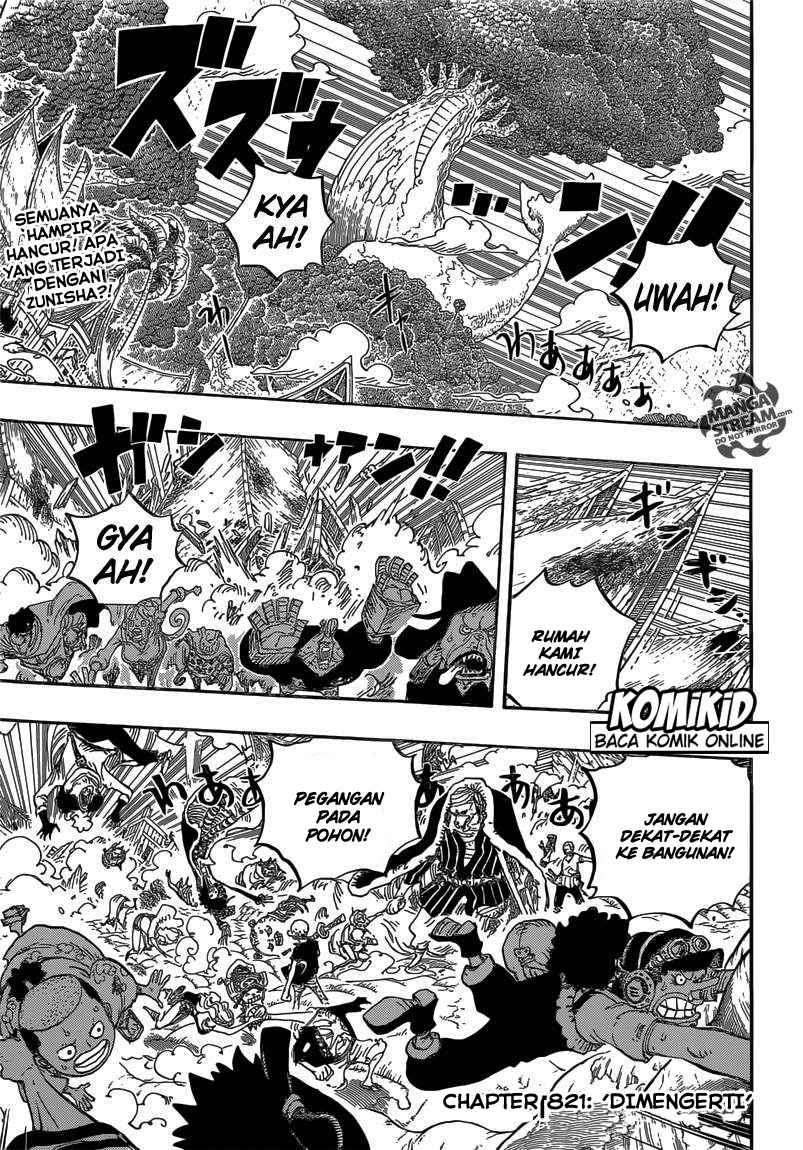 One Piece Chapter 821 page 5