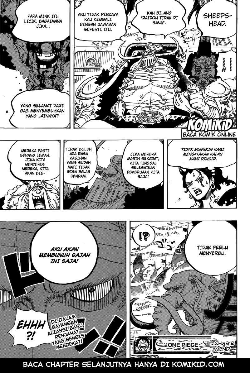One Piece Chapter 819 page 21