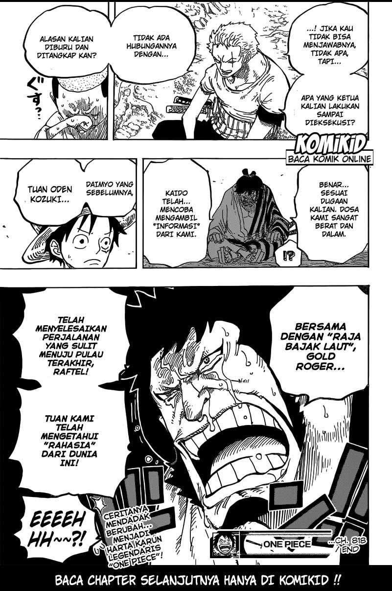 One Piece Chapter 818 page 16