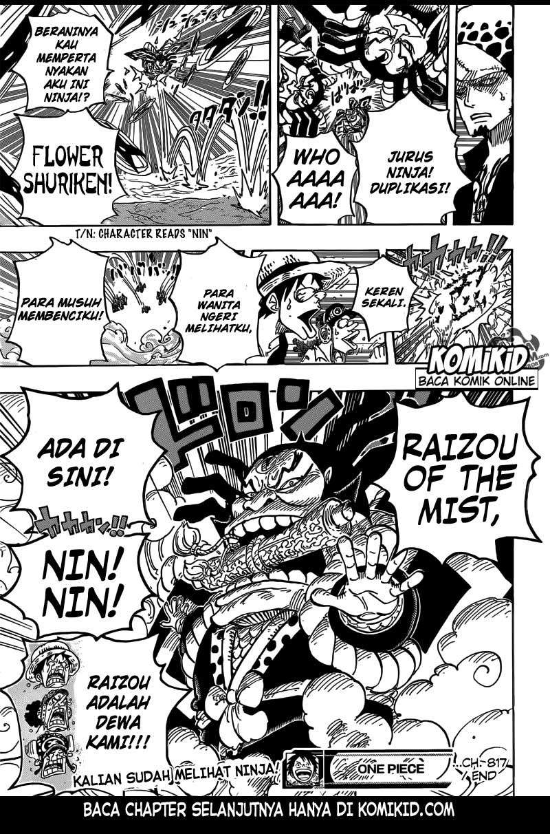 One Piece Chapter 817 page 20