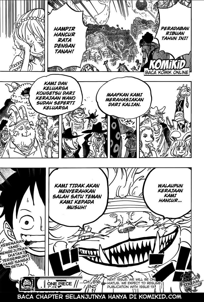 One Piece Chapter 816 page 17