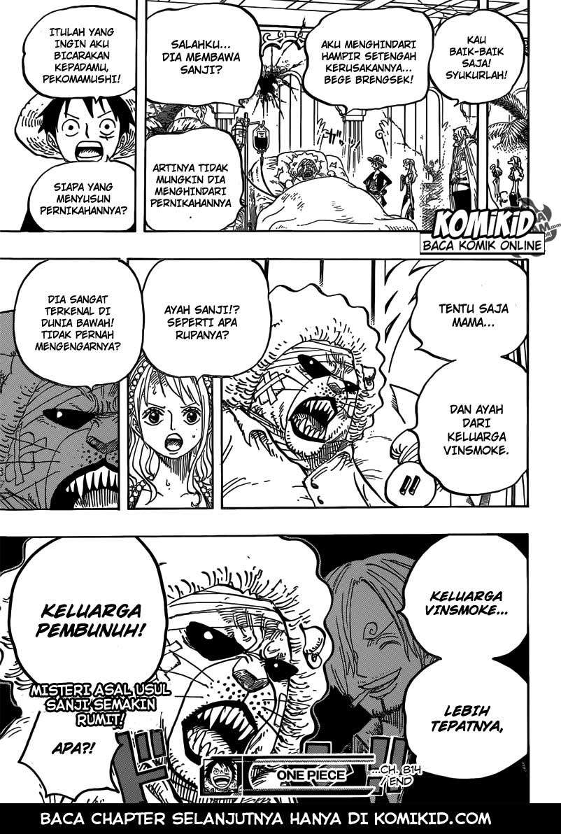One Piece Chapter 814 page 18