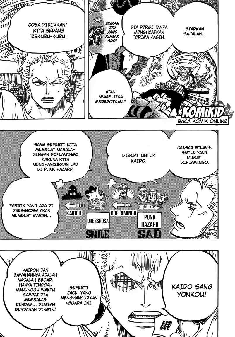 One Piece Chapter 814 page 9