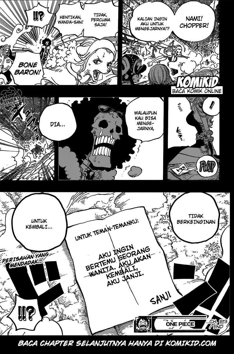 One Piece Chapter 813 page 18