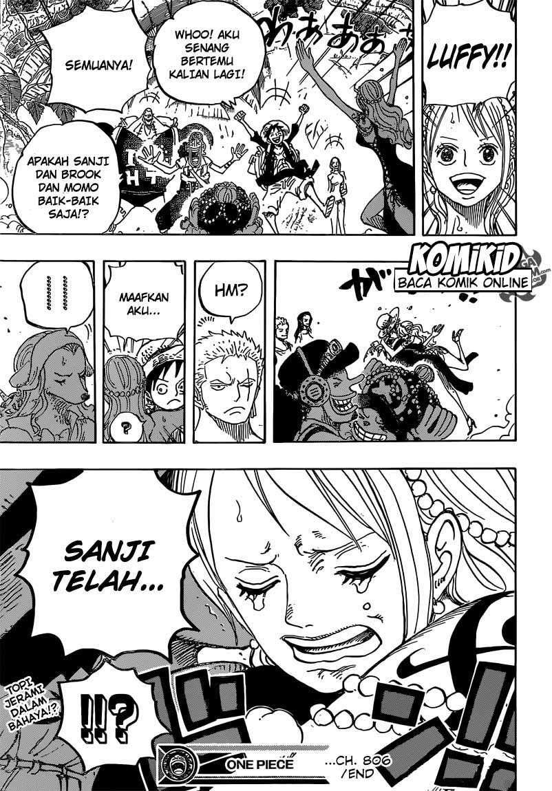 One Piece Chapter 806 page 21