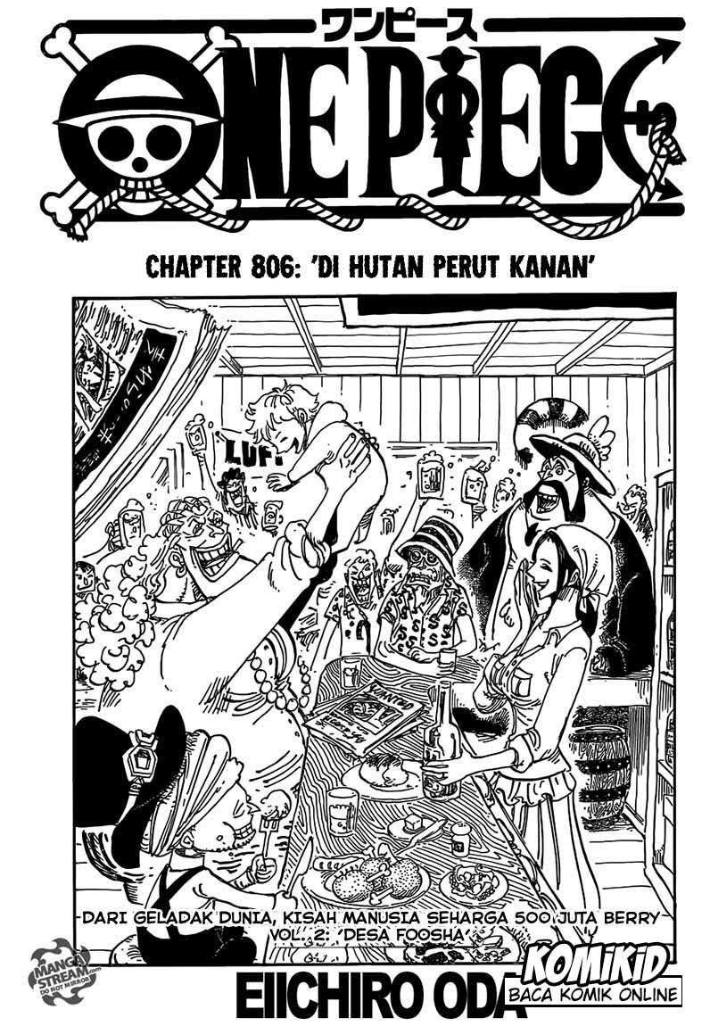 One Piece Chapter 806 page 6