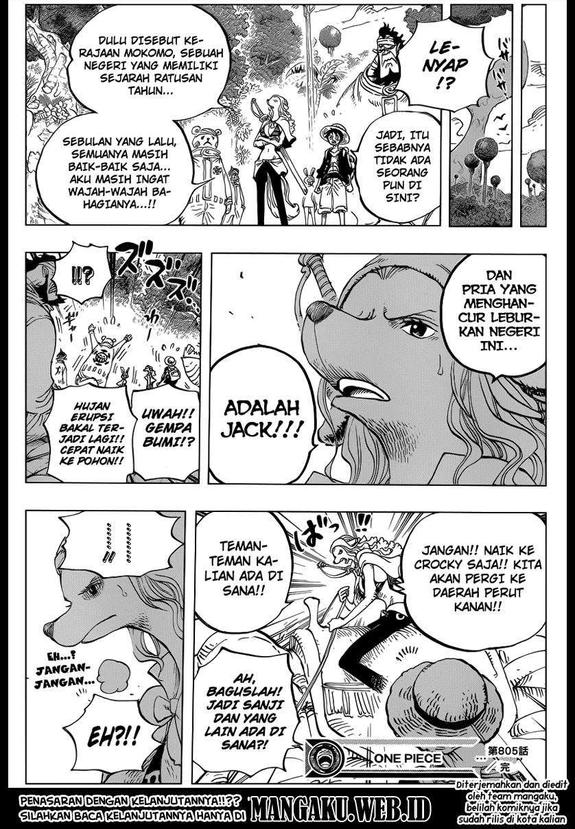 One Piece Chapter 805 page 17