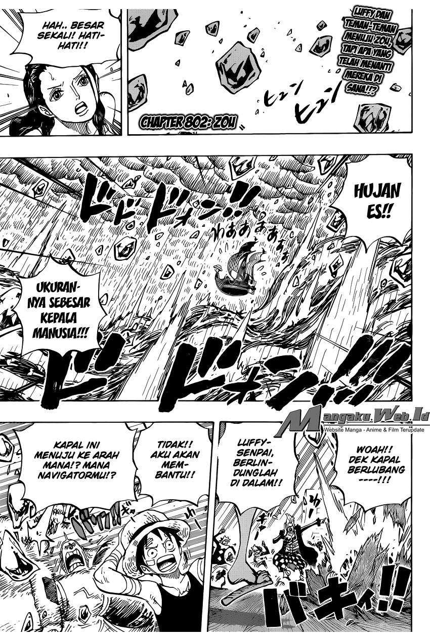 One Piece Chapter 802 page 4