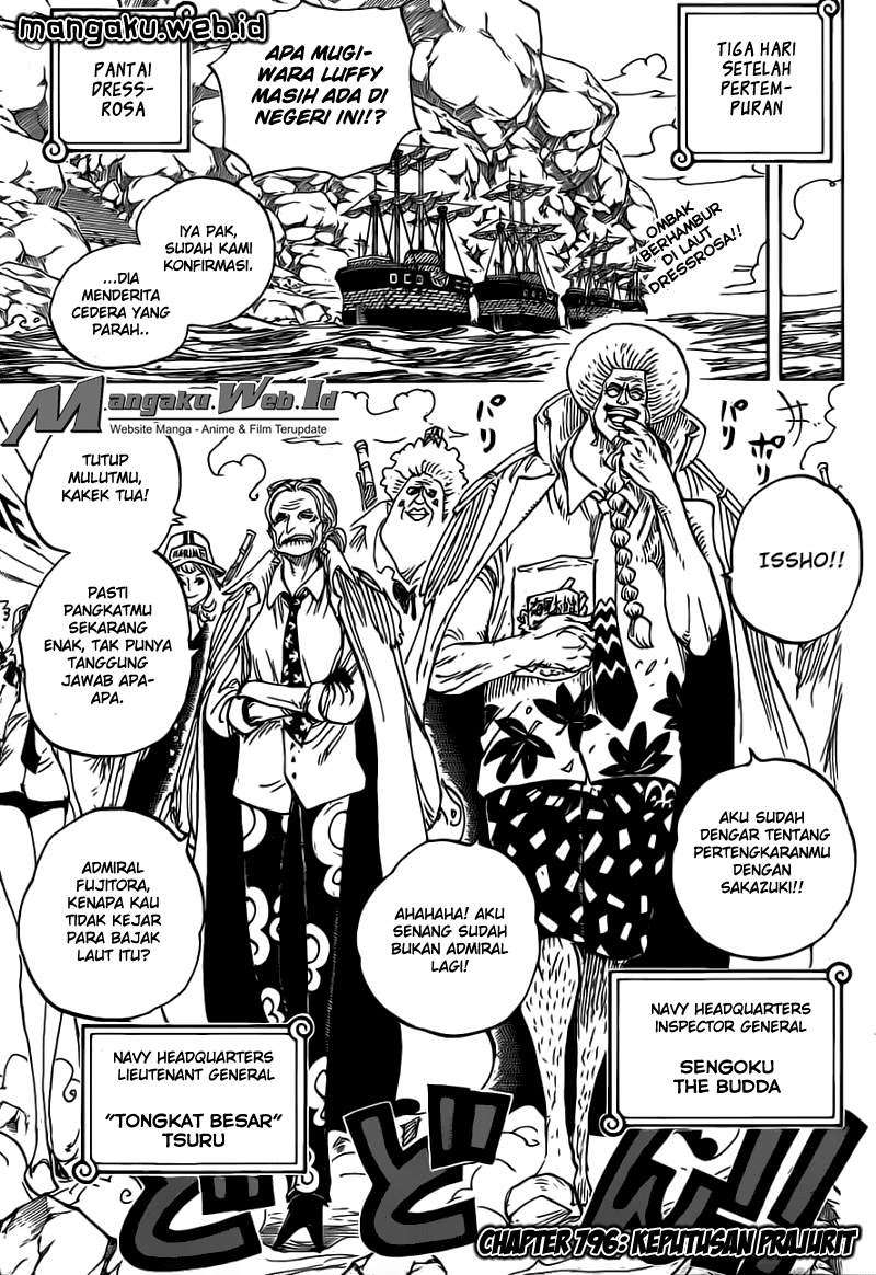 One Piece Chapter 796 page 4