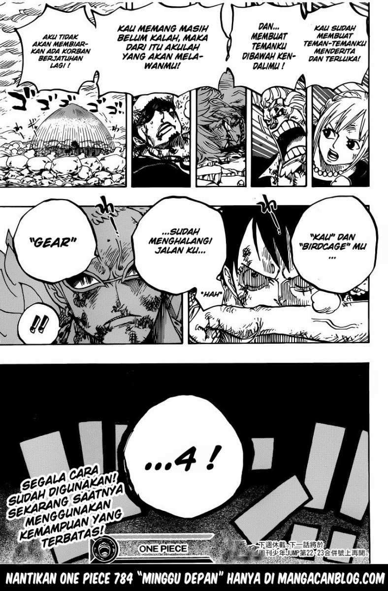 One Piece Chapter 783 page 18