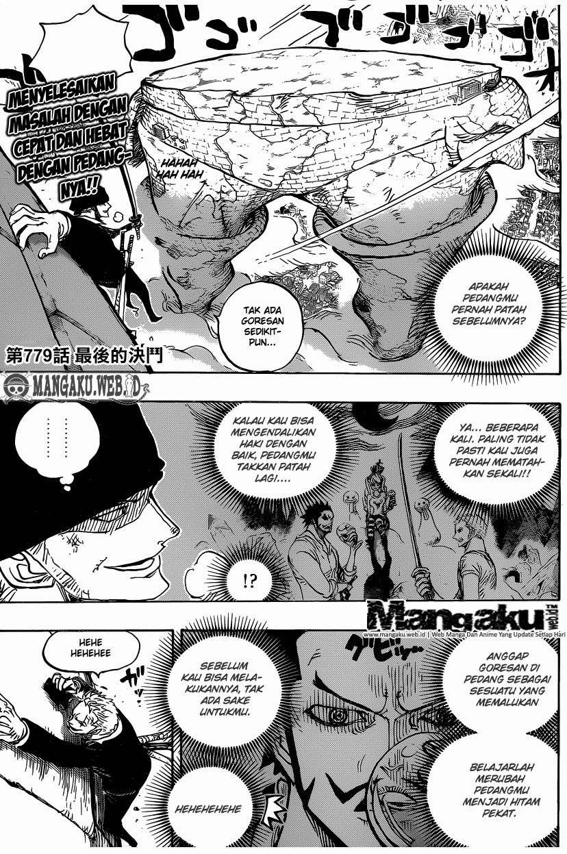 One Piece Chapter 779 page 3