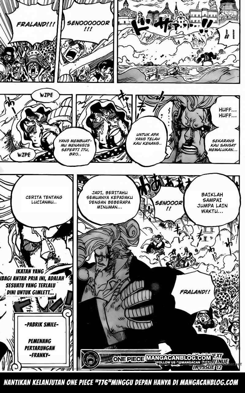 One Piece Chapter 775 page 19