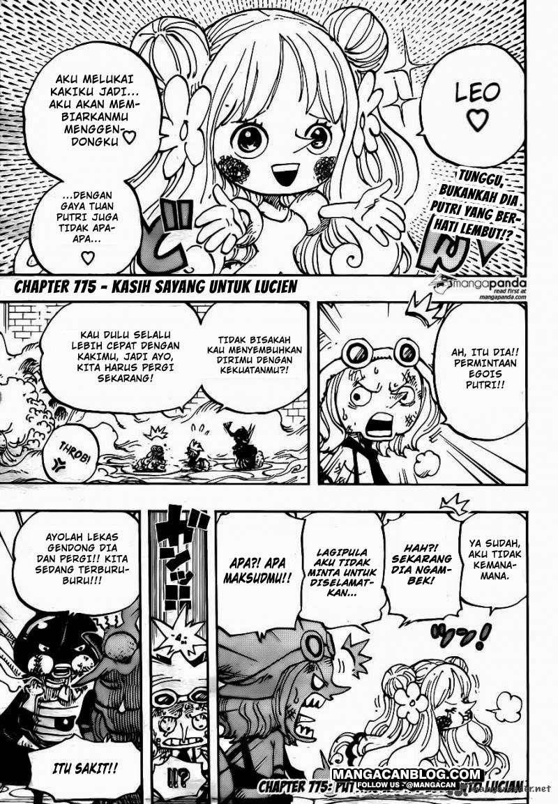 One Piece Chapter 775 page 4