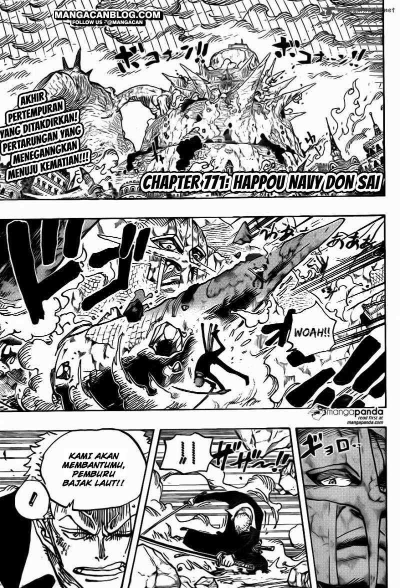 One Piece Chapter 771 page 3