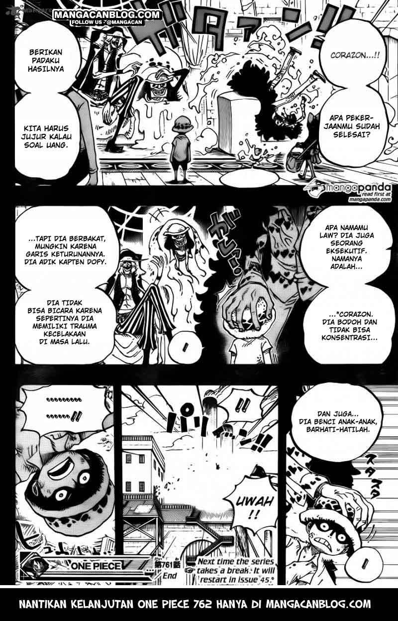 One Piece Chapter 761 page 18