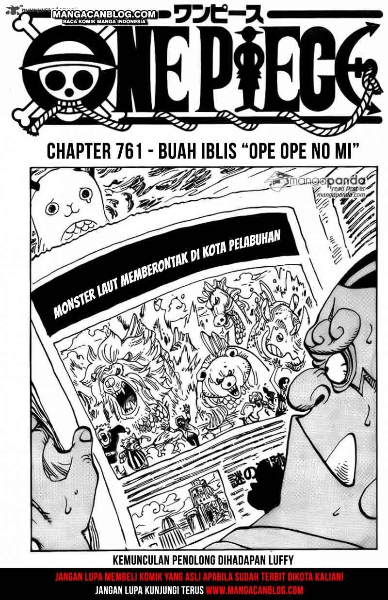 One Piece Chapter 761 page 3
