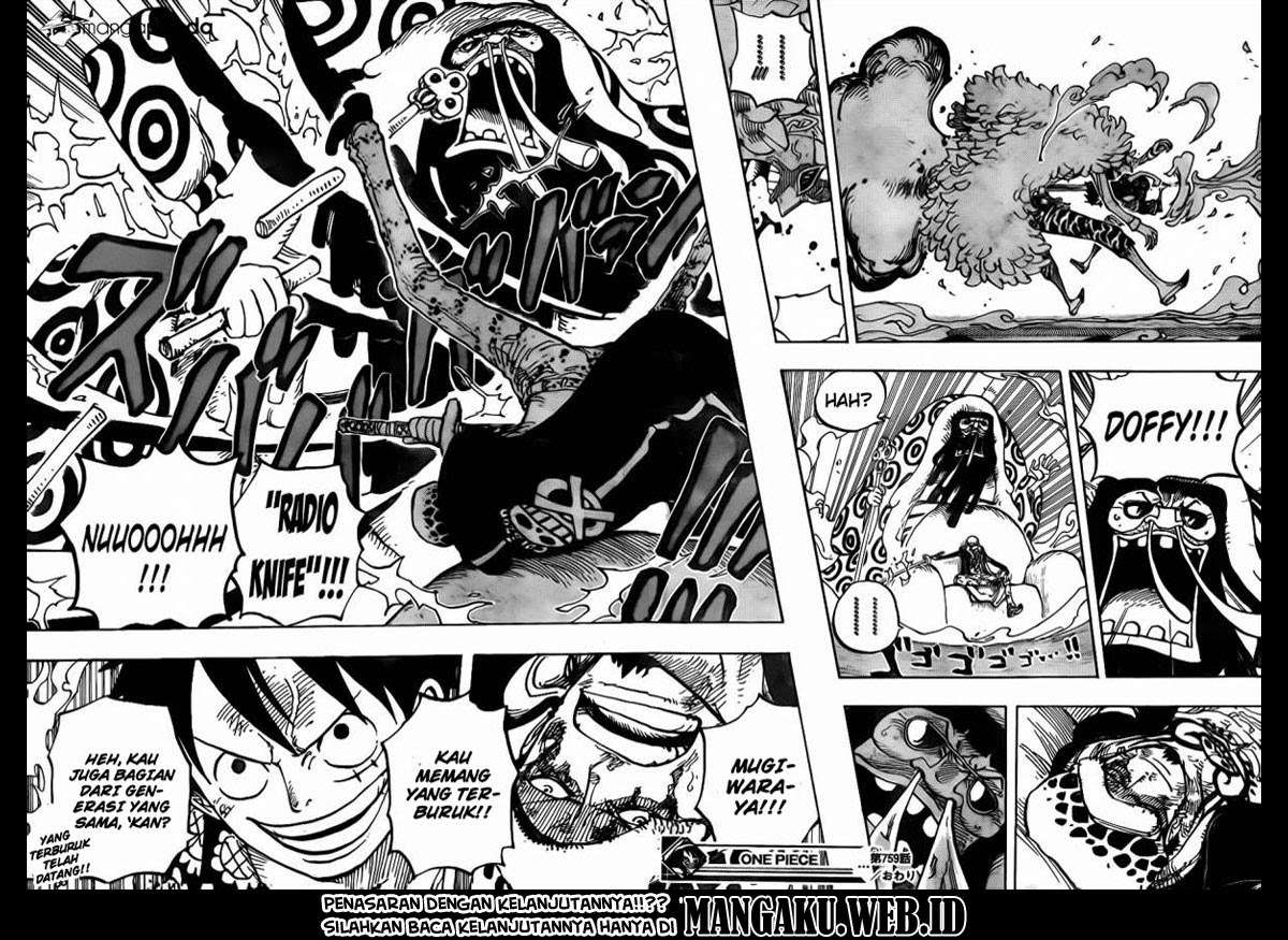 One Piece Chapter 759 page 16