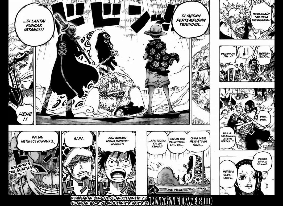 One Piece Chapter 758 page 19