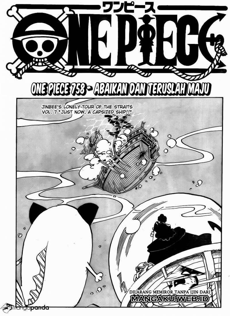 One Piece Chapter 758 page 4