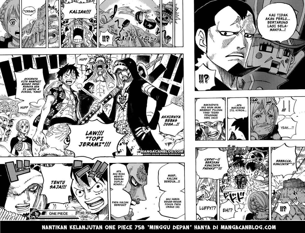 One Piece Chapter 757 page 15