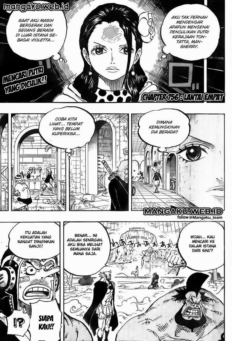 One Piece Chapter 756 page 4