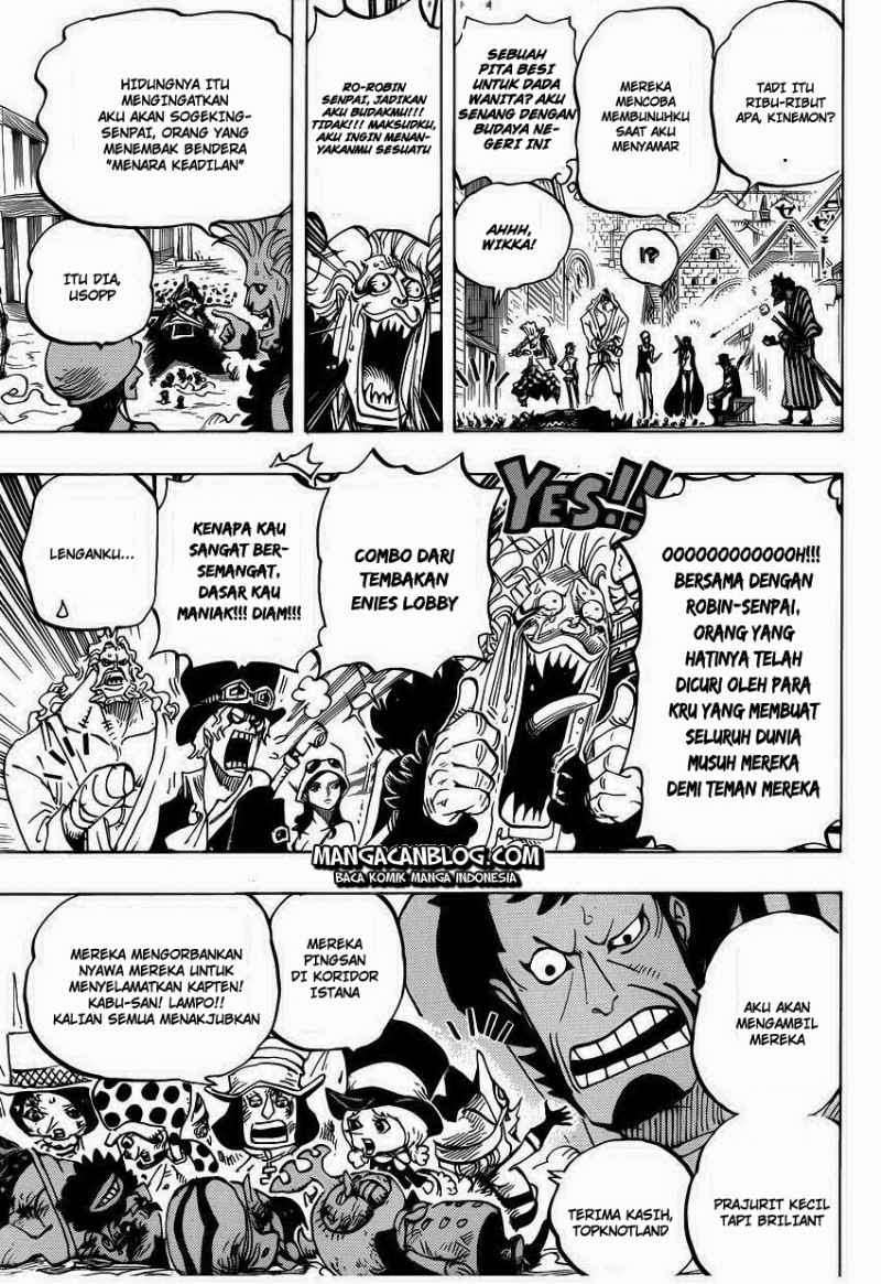One Piece Chapter 746 page 8