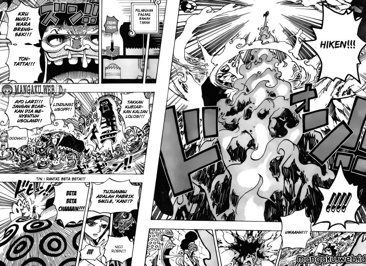 One Piece Chapter 744 page 9