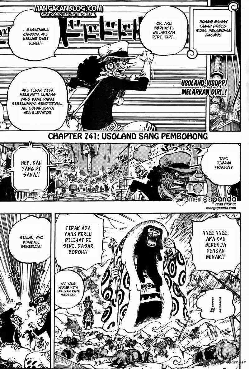 One Piece Chapter 741 page 3