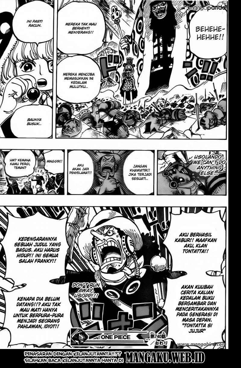 One Piece Chapter 740 page 22