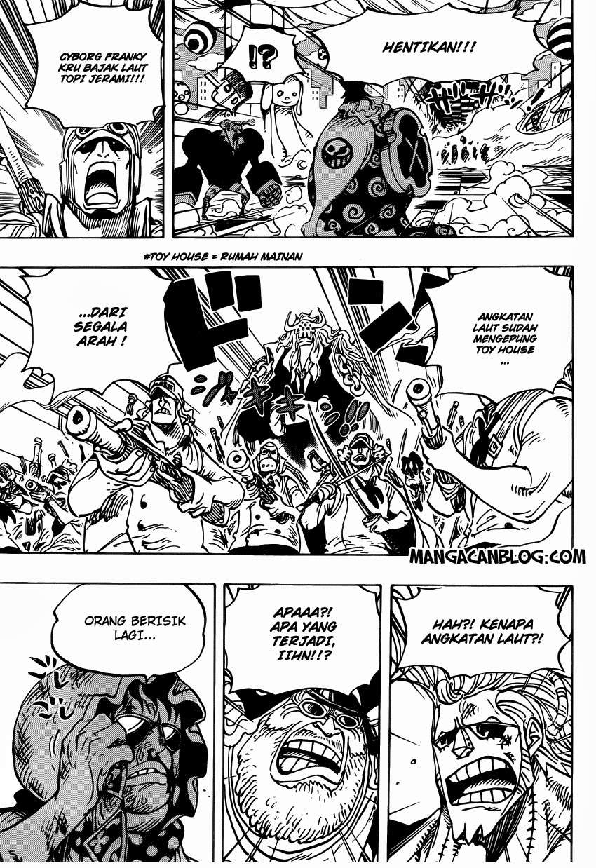 One Piece Chapter 735 page 15