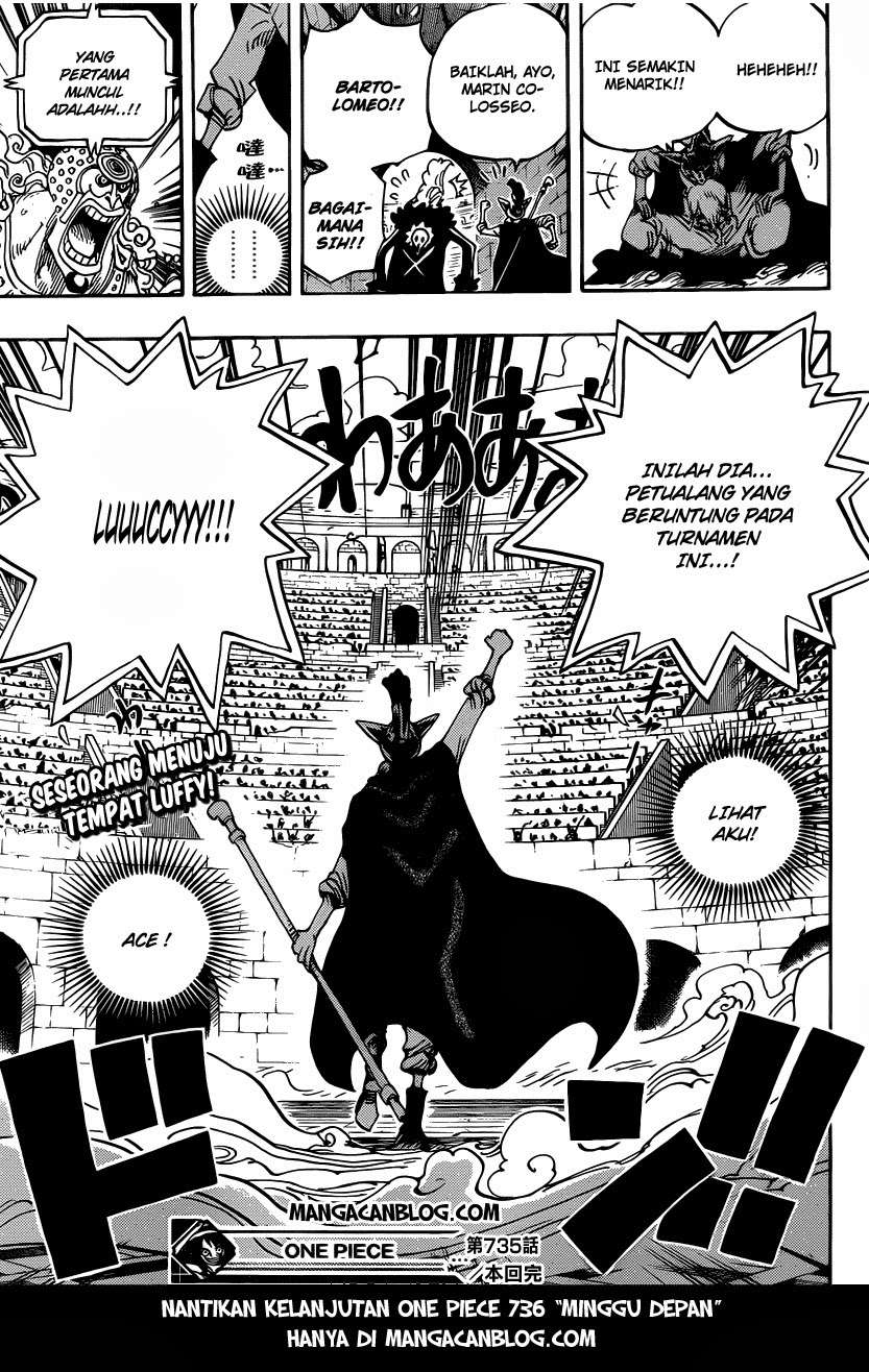 One Piece Chapter 735 page 21
