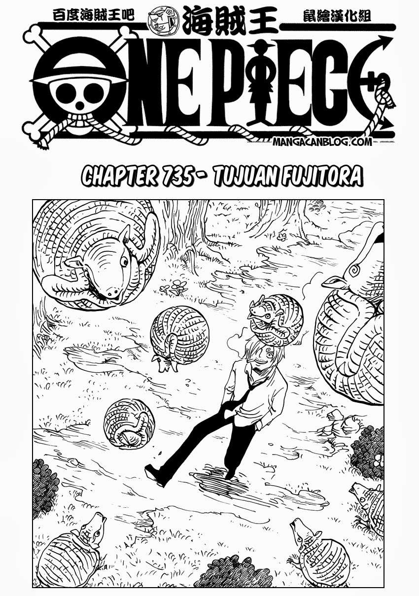 One Piece Chapter 735 page 3