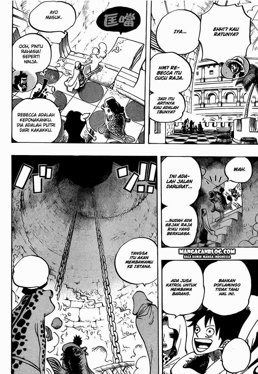 One Piece Chapter 735 page 8