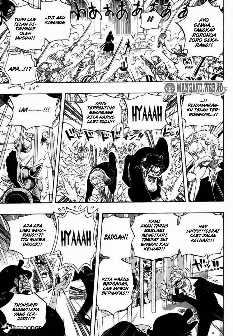 One Piece Chapter 730 page 12