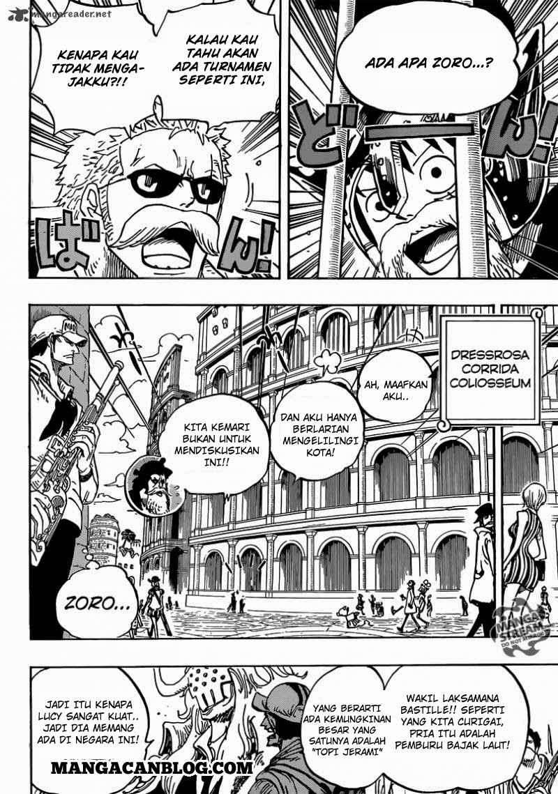One Piece Chapter 729 page 11