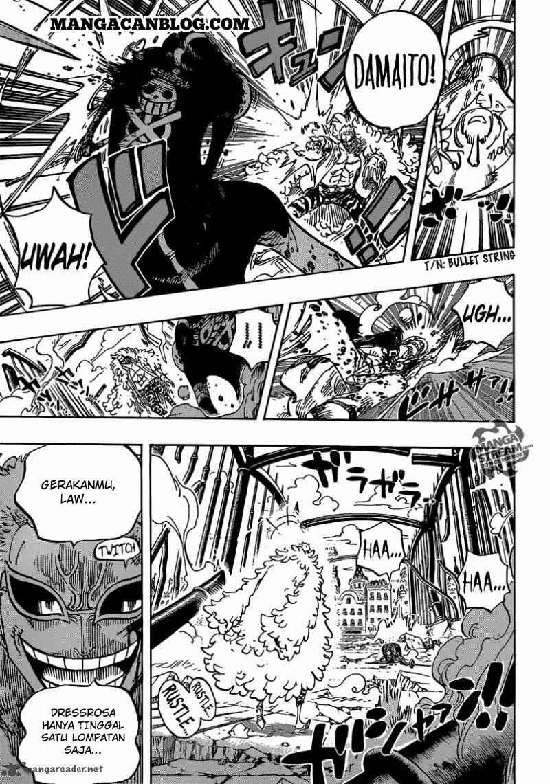 One Piece Chapter 729 page 8