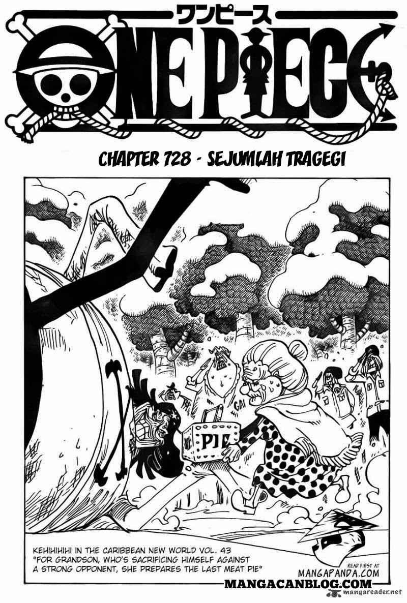 One Piece Chapter 728 page 4